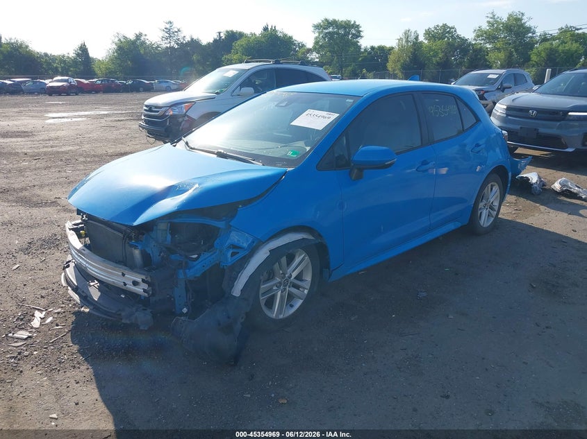 2019 Toyota Corolla VIN JTNK4RBE0K3002788 IAAI salvage auction — LEFT FRONT, Clear (Virginia), sold $3,500 on 2026-07-28 (photo 2)
