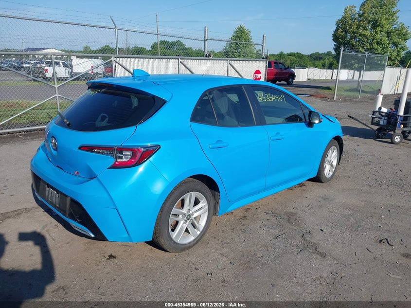 2019 Toyota Corolla VIN JTNK4RBE0K3002788 IAAI salvage auction — LEFT FRONT, Clear (Virginia), sold $3,500 on 2026-07-28 (photo 4)