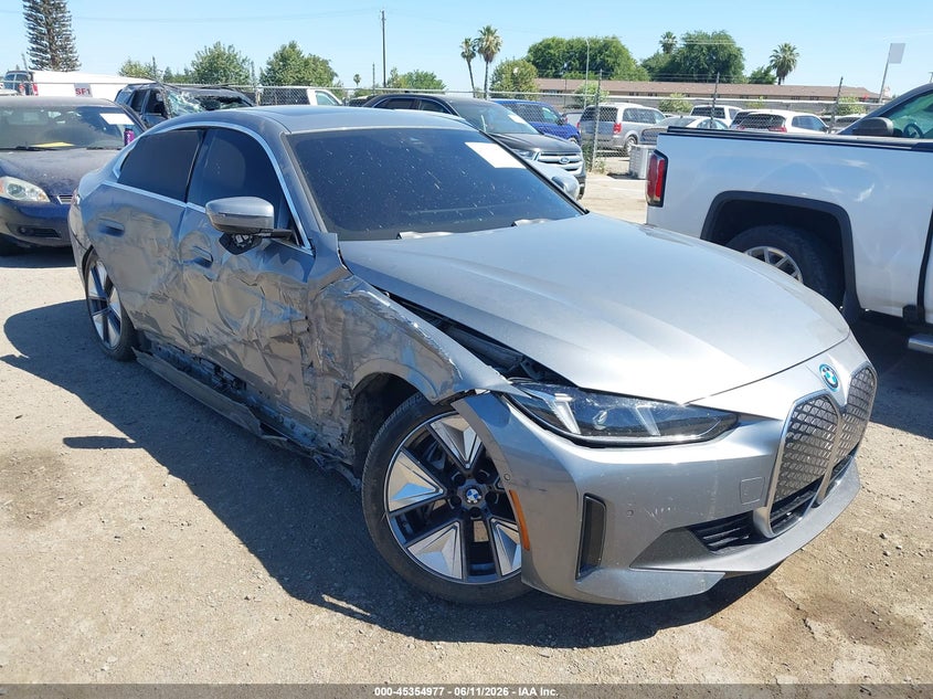 2025 BMW I4 VIN WBY23HD05SFU11479 — IAAI salvage auction photo