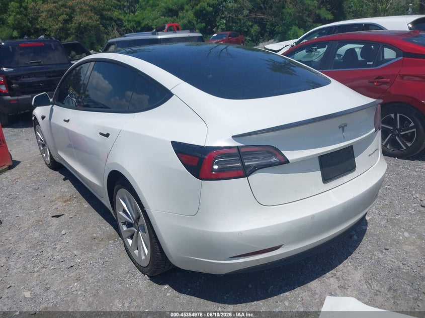 2022 Tesla Model 3 VIN 5YJ3E1EB1NF241556 IAAI salvage auction — SIDE, Salvage (Georgia), sold $6,600 on 2026-07-11 (photo 3)
