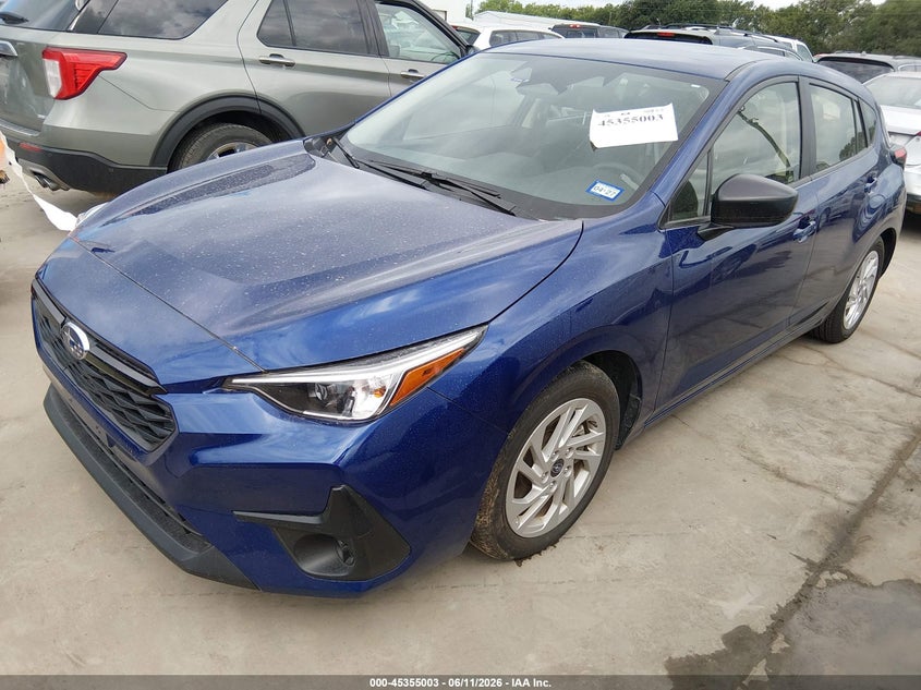 2025 Subaru Impreza VIN JF1GUABC8S8250063 IAAI salvage auction — RIGHT SIDE, Salvage Title, sold $13,500 on 2026-08-04 (photo 2)