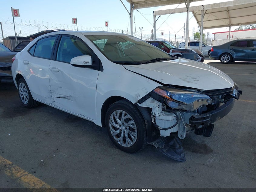2018 Toyota Corolla VIN 5YFBURHE0JP789386 IAAI salvage auction — LEFT FRONT, Salvage (California), sold $2,350 on 2026-07-10 (photo 1)