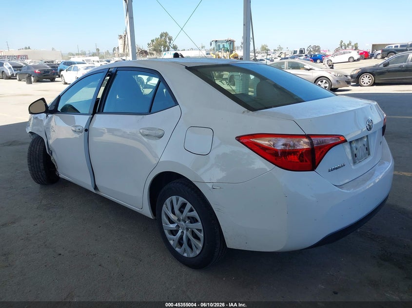2018 Toyota Corolla VIN 5YFBURHE0JP789386 IAAI salvage auction — LEFT FRONT, Salvage (California), sold $2,350 on 2026-07-10 (photo 3)