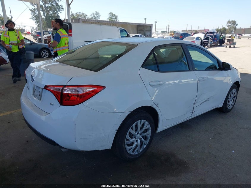 2018 Toyota Corolla VIN 5YFBURHE0JP789386 IAAI salvage auction — LEFT FRONT, Salvage (California), sold $2,350 on 2026-07-10 (photo 4)
