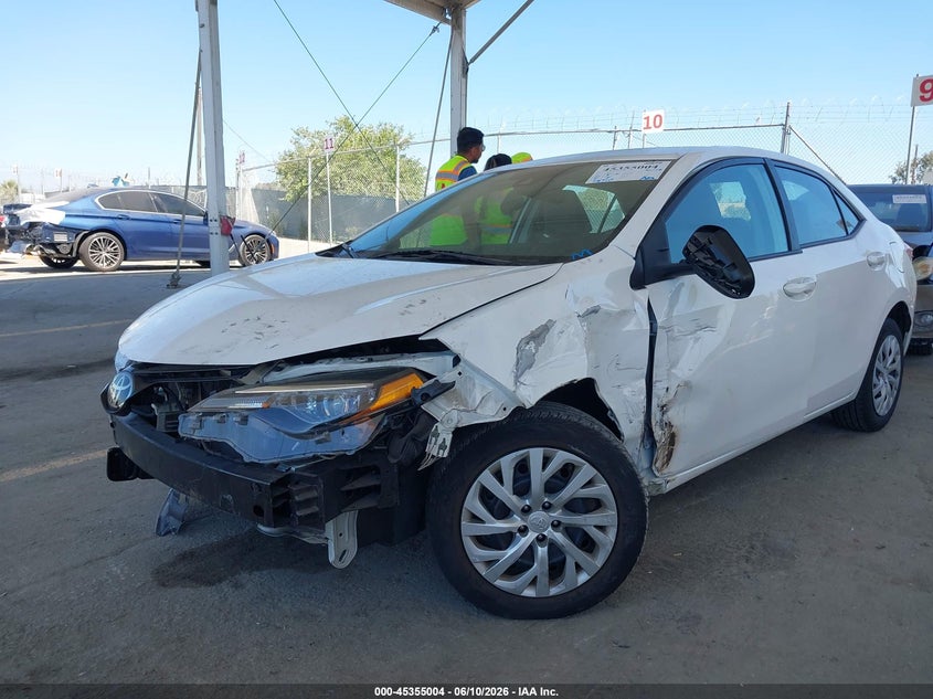 2018 Toyota Corolla VIN 5YFBURHE0JP789386 IAAI salvage auction — LEFT FRONT, Salvage (California), sold $2,350 on 2026-07-10 (photo 6)
