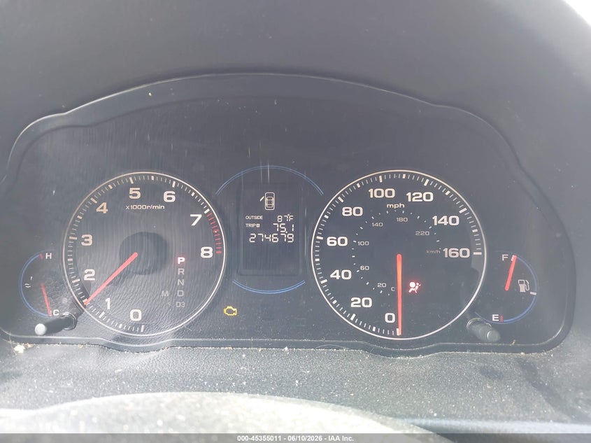 2005 Acura Tsx VIN JH4CL96845C032783 IAAI salvage auction — NORMAL WEAR, Clear (North Carolina), sold $300 on 2026-07-23 (photo 7)