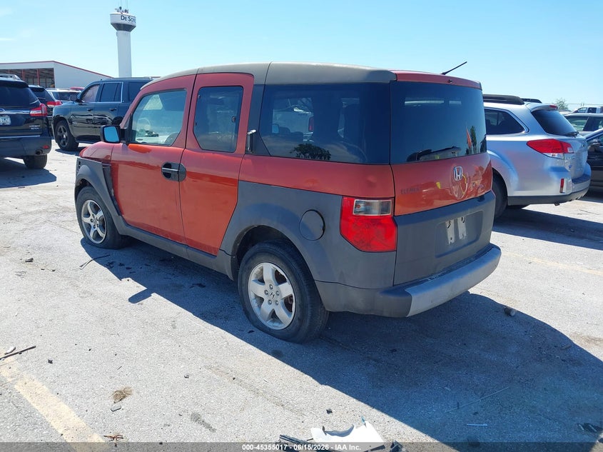 2003 Honda Element VIN 5J6YH18523L016523 IAAI salvage auction — NORMAL WEAR, Regular Certificate (Iowa), sold $550 on 2026-07-17 (photo 3)