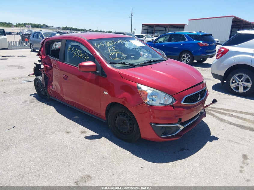 2017 Mitsubishi Mirage VIN ML32A3HJXHH020969 IAAI salvage auction — REAR END, Salvage (Missouri), sold $450 on 2026-08-03 (photo 1)