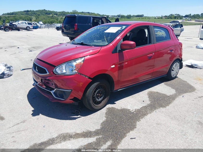 2017 Mitsubishi Mirage VIN ML32A3HJXHH020969 IAAI salvage auction — REAR END, Salvage (Missouri), sold $450 on 2026-08-03 (photo 2)