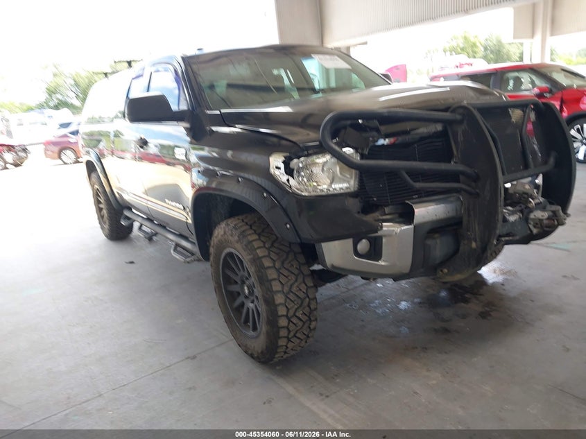 2014 Toyota Tundra VIN 5TFUW5F18EX409018 IAAI salvage auction — FRONT END, Rebuildable (Florida), sold $4,600 on 2026-07-08 (photo 1)