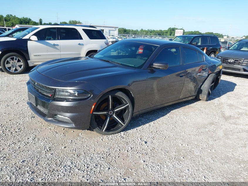 2017 Dodge Charger VIN 2C3CDXHG2HH515587 IAAI salvage auction — LEFT REAR, Salvage (Missouri), sold $3,450 on 2026-08-03 (photo 2)