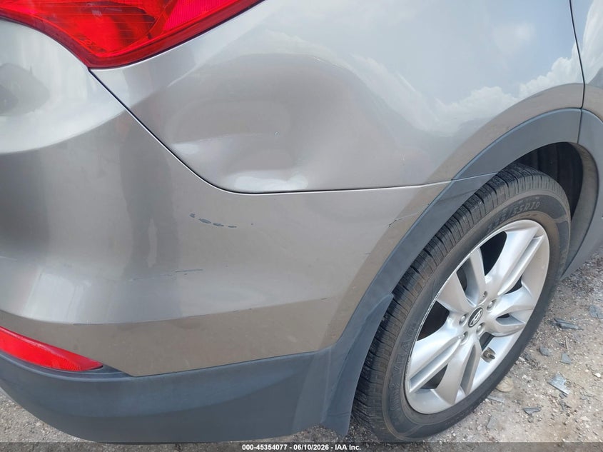 2014 Hyundai Santa fe VIN 5XYZUDLA4EG204244 IAAI salvage auction — NORMAL WEAR, Original (Texas), sold $825 on 2026-07-08 (photo 6)