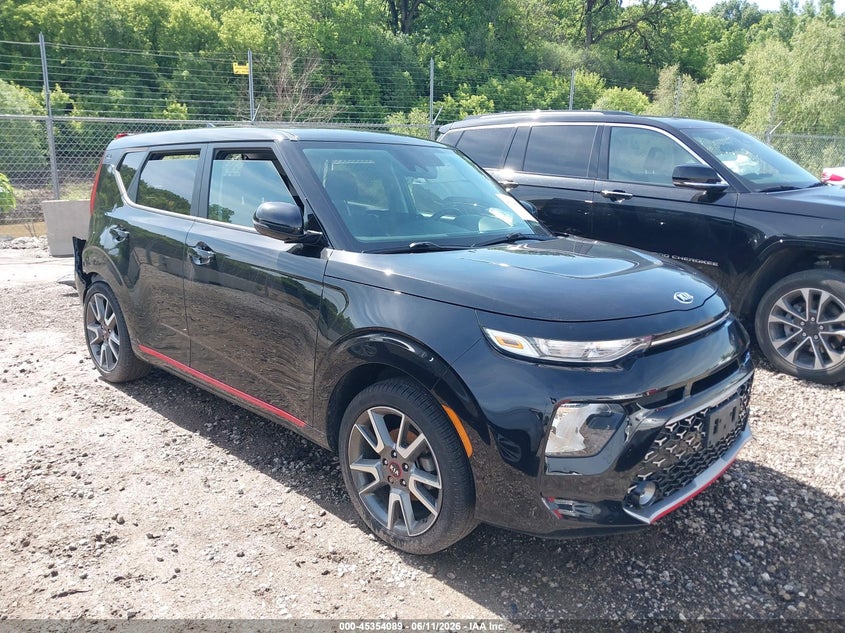 2021 Kia Soul VIN KNDJ63AU7M7765421 IAAI salvage auction — RIGHT REAR, Salvage (Illinois), sold $2,900 on 2026-07-29 (photo 1)