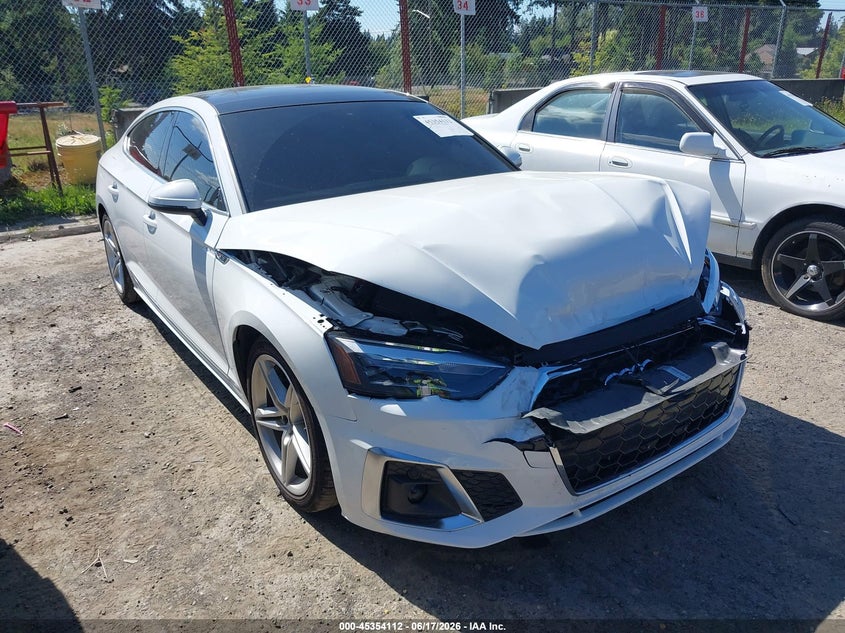 2021 Audi VIN WAUDACF58MA053299 IAAI salvage auction — FRONT END, Salvage Title, sold $925 on 2026-07-29 (photo 1)
