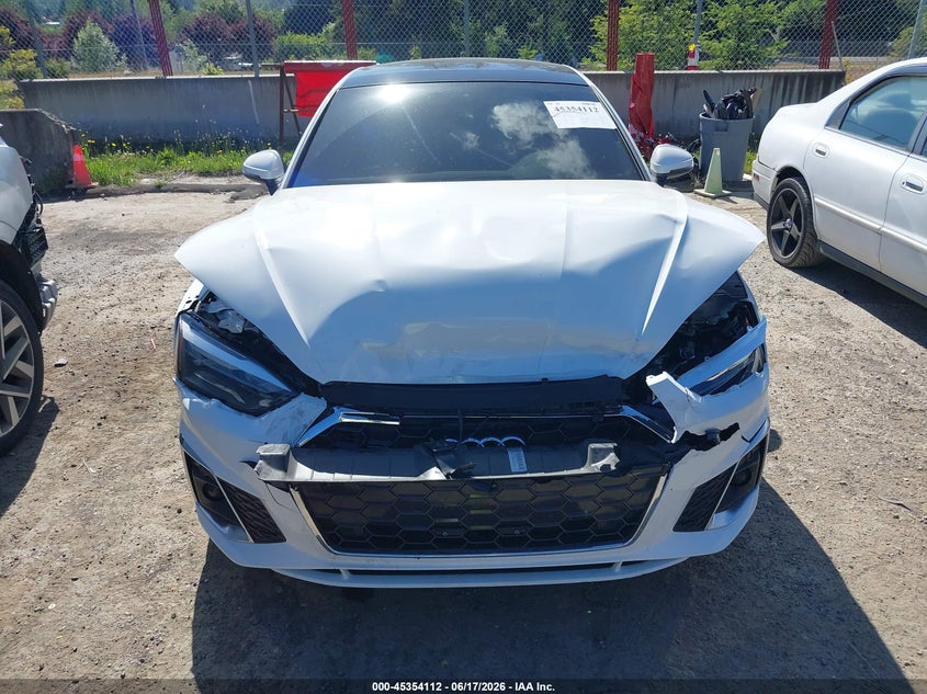 2021 Audi VIN WAUDACF58MA053299 IAAI salvage auction — FRONT END, Salvage Title, sold $925 on 2026-07-29 (photo 6)