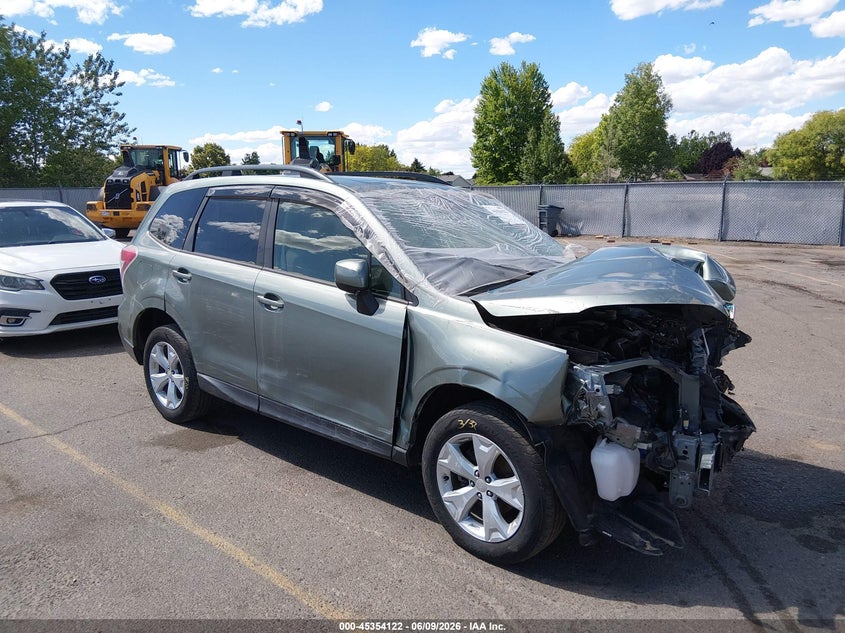 2015 Subaru Forester VIN JF2SJADC4FH409193 IAAI salvage auction — FRONT END, Clear, sold $1,600 on 2026-07-24 (photo 1)