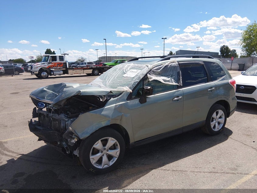 2015 Subaru Forester VIN JF2SJADC4FH409193 IAAI salvage auction — FRONT END, Clear, sold $1,600 on 2026-07-24 (photo 2)