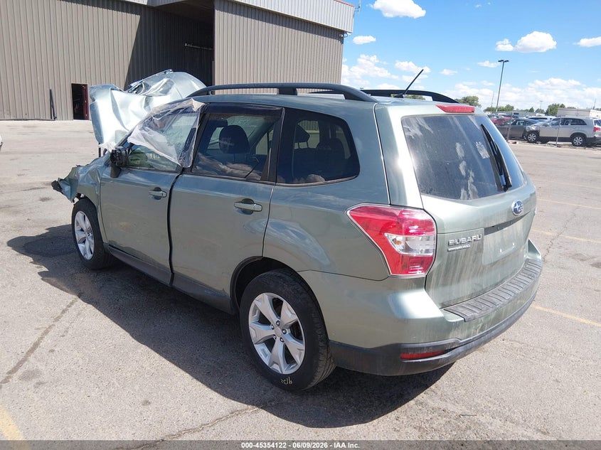 2015 Subaru Forester VIN JF2SJADC4FH409193 IAAI salvage auction — FRONT END, Clear, sold $1,600 on 2026-07-24 (photo 3)