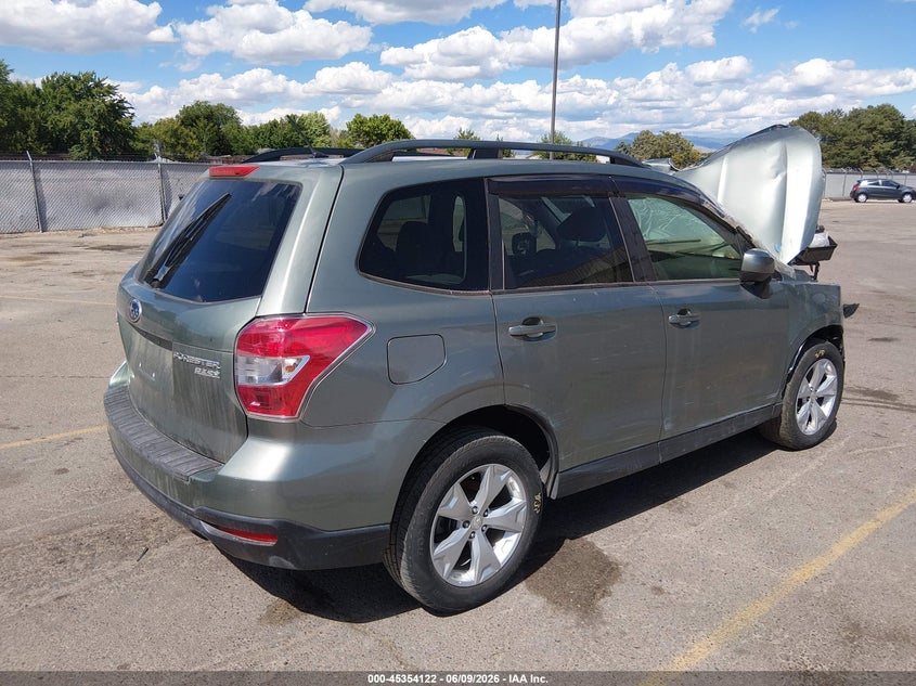 2015 Subaru Forester VIN JF2SJADC4FH409193 IAAI salvage auction — FRONT END, Clear, sold $1,600 on 2026-07-24 (photo 4)