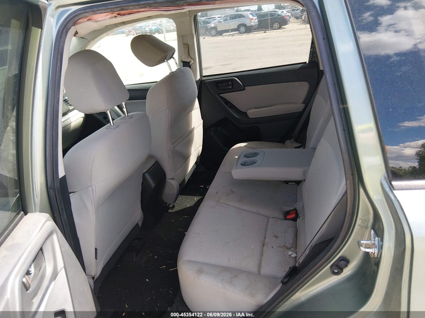 2015 Subaru Forester VIN JF2SJADC4FH409193 IAAI salvage auction — FRONT END, Clear, sold $1,600 on 2026-07-24 (photo 8)