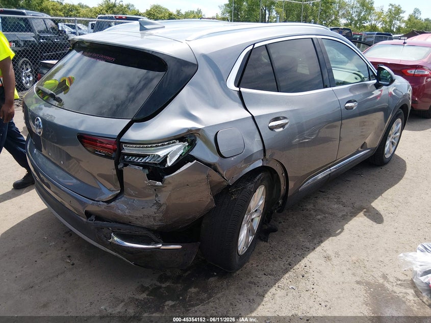 2021 Buick Envision VIN LRBAZLR4XMD166931 IAAI salvage auction — RIGHT REAR, Salvage (Ohio), sold $3,200 on 2026-07-21 (photo 4)