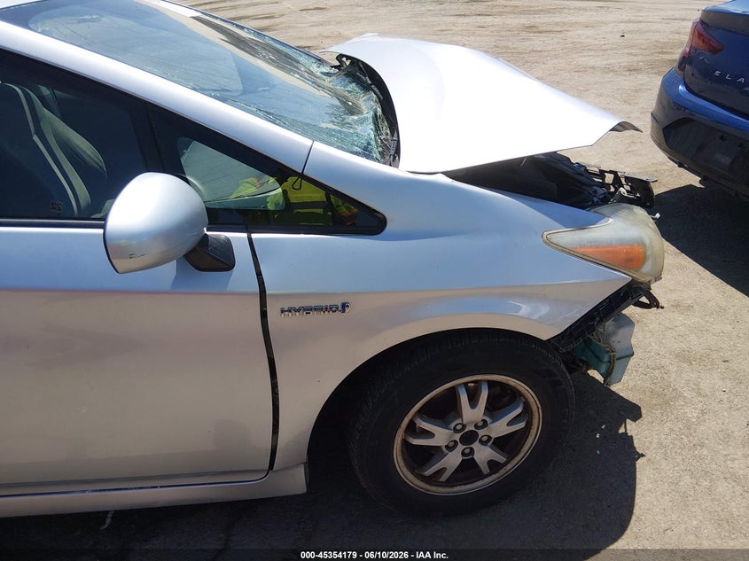 2011 Toyota Prius VIN JTDKN3DU2B5304719 IAAI salvage auction — FRONT END, Salvage (California), sold $525 on 2026-07-22 (photo 6)