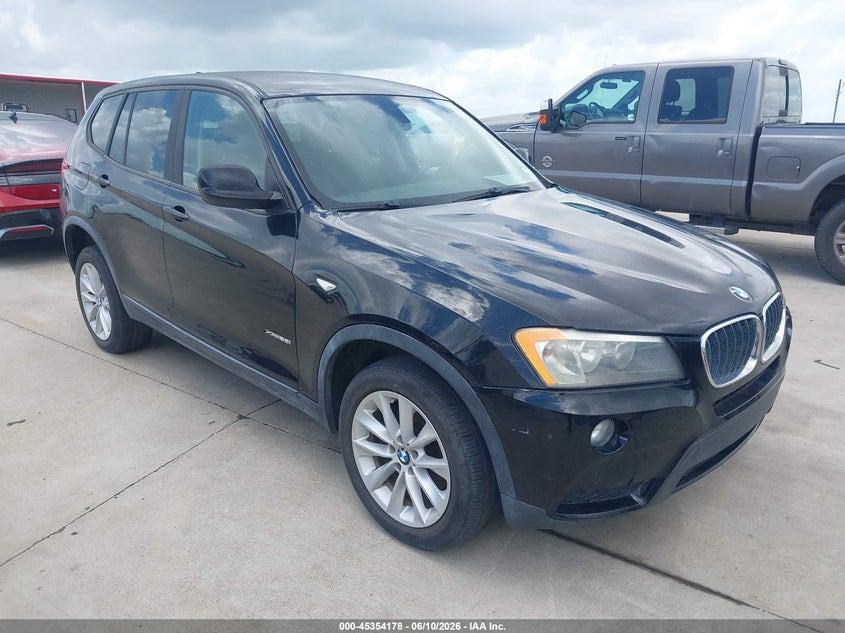 2013 BMW X3 VIN 5UXWX9C52DL874354 IAAI salvage auction — NORMAL WEAR, Original (Texas), sold $350 on 2026-07-10 (photo 1)