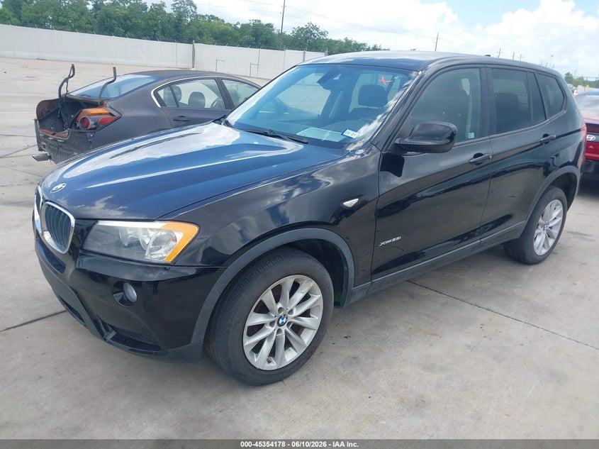 2013 BMW X3 VIN 5UXWX9C52DL874354 IAAI salvage auction — NORMAL WEAR, Original (Texas), sold $350 on 2026-07-10 (photo 2)