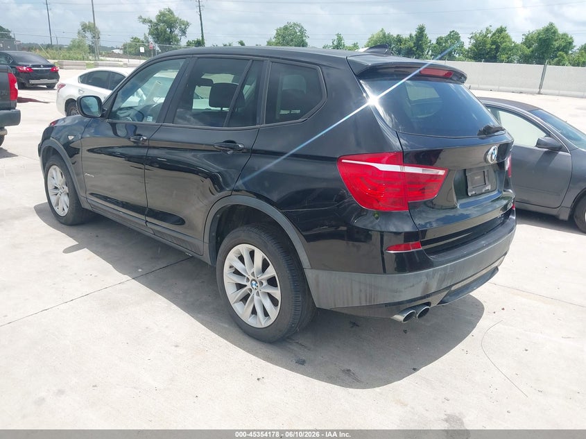 2013 BMW X3 VIN 5UXWX9C52DL874354 IAAI salvage auction — NORMAL WEAR, Original (Texas), sold $350 on 2026-07-10 (photo 3)