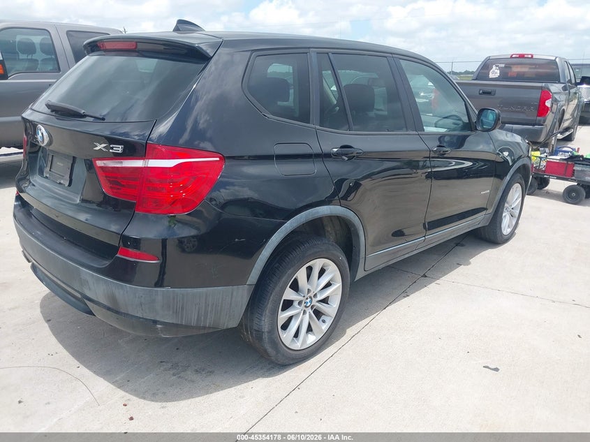 2013 BMW X3 VIN 5UXWX9C52DL874354 IAAI salvage auction — NORMAL WEAR, Original (Texas), sold $350 on 2026-07-10 (photo 4)