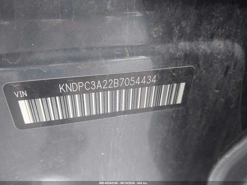 2011 Kia Sportage VIN KNDPC3A22B7054434 IAAI salvage auction — FRONT END, Salvage (Iowa), sold $650 on 2026-07-07 (photo 9)