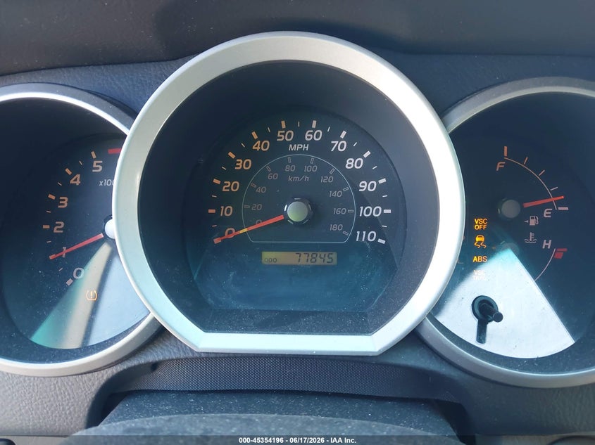 2006 Toyota 4runner VIN JTEBU14R060096969 IAAI salvage auction — NORMAL WEAR, Original Title (Mississippi), sold $3,950 on 2026-07-13 (photo 7)