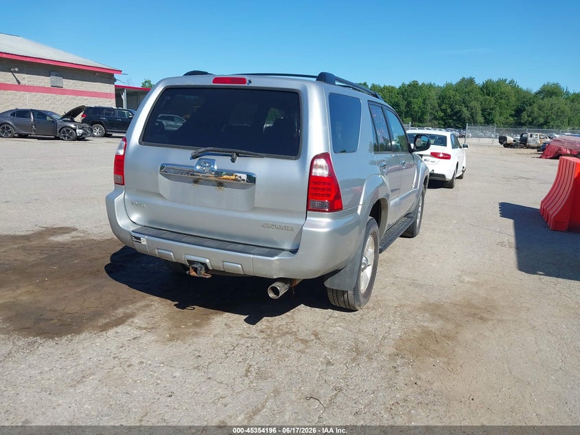 2006 Toyota 4runner VIN JTEBU14R060096969 IAAI salvage auction — NORMAL WEAR, Original Title (Mississippi), sold $3,950 on 2026-07-13 (photo 4)