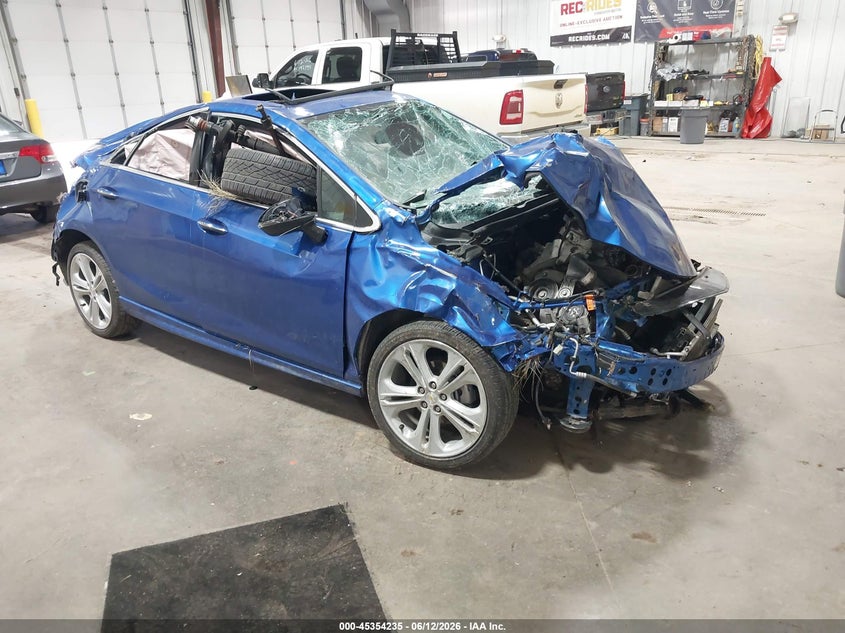 2016 Chevrolet Cruze VIN 1G1BG5SM3G7247895 IAAI salvage auction — ROLLOVER, Salvage (North Dakota), sold $225 on 2026-07-09 (photo 1)