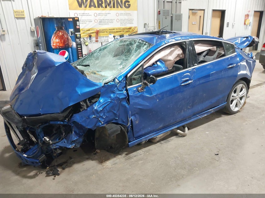 2016 Chevrolet Cruze VIN 1G1BG5SM3G7247895 IAAI salvage auction — ROLLOVER, Salvage (North Dakota), sold $225 on 2026-07-09 (photo 6)