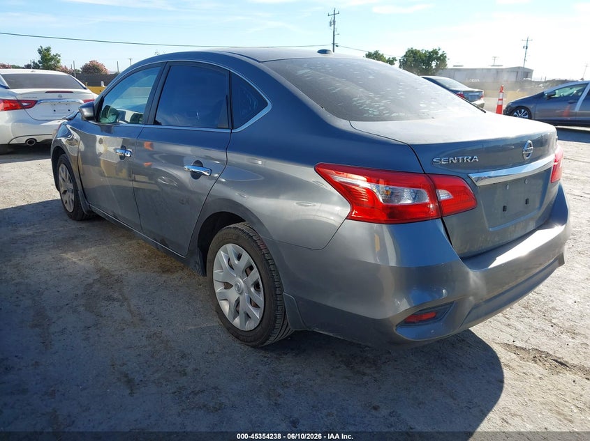 2016 Nissan Sentra VIN 3N1AB7AP4GL650677 IAAI salvage auction — FRONT END, Salvage (California), sold $925 on 2026-07-09 (photo 3)