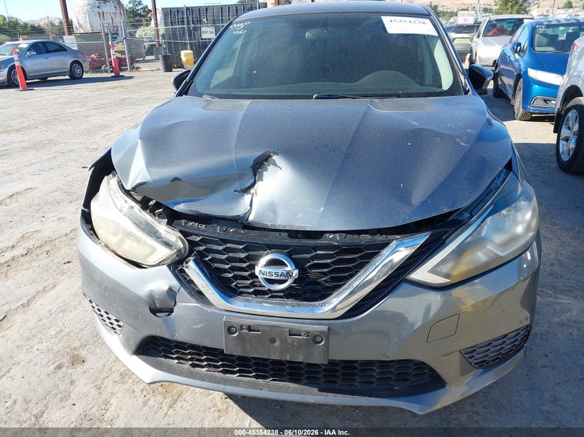 2016 Nissan Sentra VIN 3N1AB7AP4GL650677 IAAI salvage auction — FRONT END, Salvage (California), sold $925 on 2026-07-09 (photo 6)