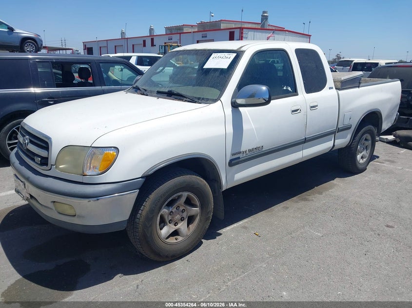 2001 Toyota Tundra VIN 5TBRT34141S205427 IAAI salvage auction — REAR END, Salvage (California), sold $1,650 on 2026-07-08 (photo 2)