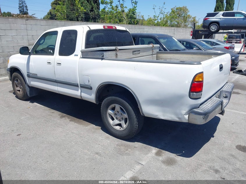 2001 Toyota Tundra VIN 5TBRT34141S205427 IAAI salvage auction — REAR END, Salvage (California), sold $1,650 on 2026-07-08 (photo 3)