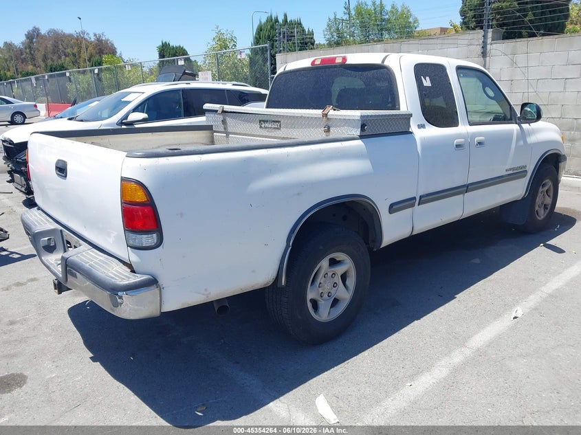 2001 Toyota Tundra VIN 5TBRT34141S205427 IAAI salvage auction — REAR END, Salvage (California), sold $1,650 on 2026-07-08 (photo 4)