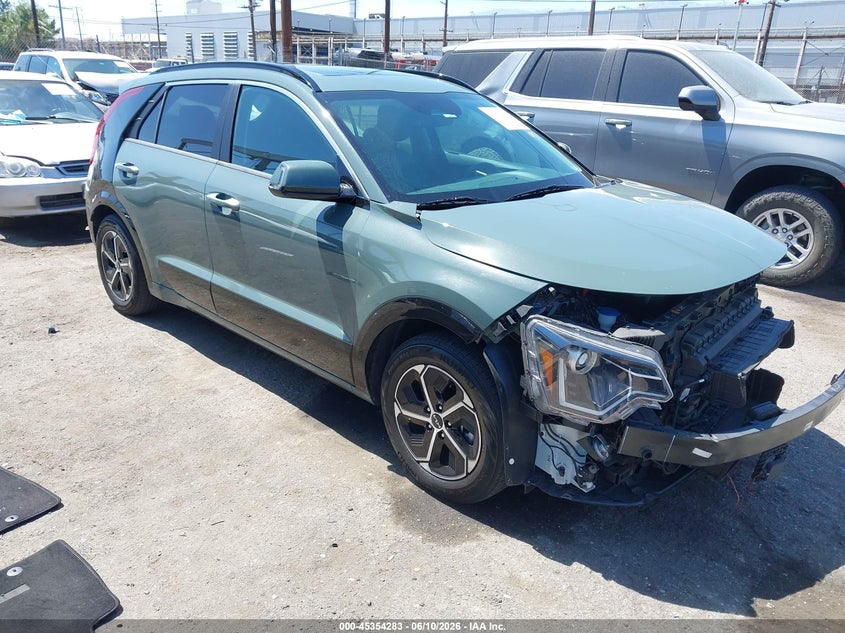 2024 Kia Niro VIN KNDCT3LE7R5128345 IAAI salvage auction — FRONT END, Salvage Title, sold $3,350 on 2026-07-28 (photo 1)