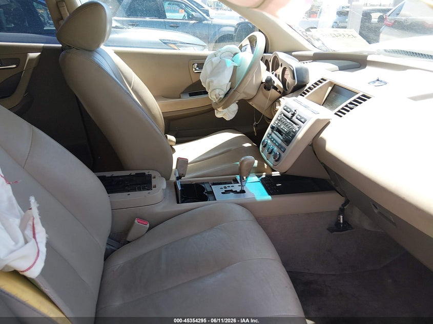 2007 Nissan Murano VIN JN8AZ08W97W646538 IAAI salvage auction — FRONT END, Salvage (Utah), sold $275 on 2026-07-09 (photo 5)