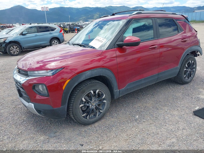 2021 Chevrolet Trailblazer VIN KL79MRSL8MB032712 IAAI salvage auction — REAR END, Salvage (Montana), sold $25 on 2026-07-29 (photo 2)