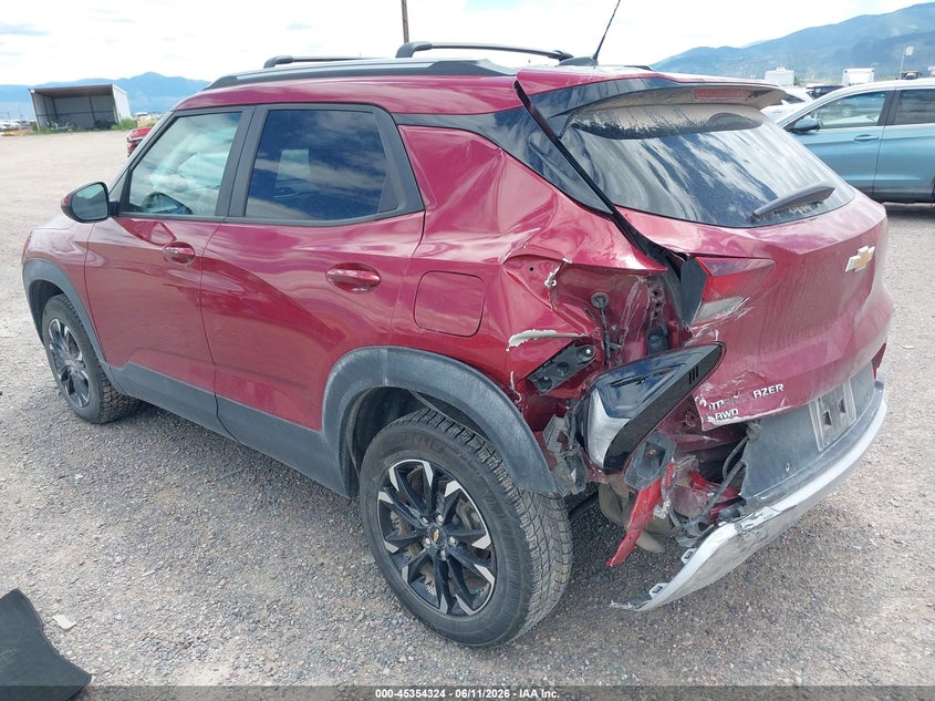 2021 Chevrolet Trailblazer VIN KL79MRSL8MB032712 IAAI salvage auction — REAR END, Salvage (Montana), sold $25 on 2026-07-29 (photo 3)