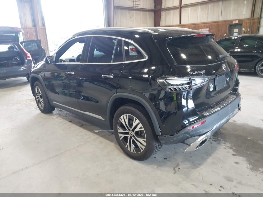 2025 Mercedes-benz Gla-klasse VIN W1N4N4HB0SJ675384 IAAI salvage auction — ROOF, Salvage Title, sold $13,525 on 2026-08-19 (photo 3)