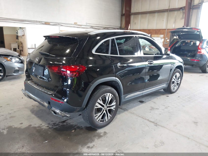 2025 Mercedes-benz Gla-klasse VIN W1N4N4HB0SJ675384 IAAI salvage auction — ROOF, Salvage Title, sold $13,525 on 2026-08-19 (photo 4)