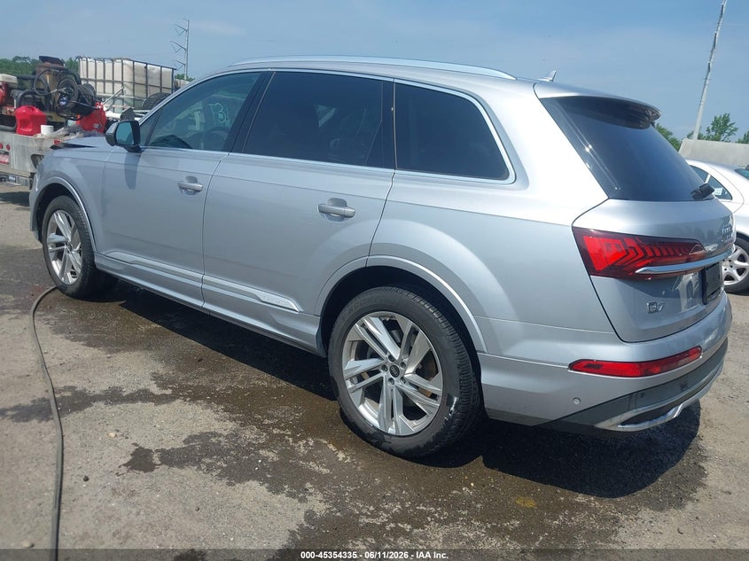 2022 Audi Q7 VIN WA1LXBF74ND011456 IAAI salvage auction — FRONT END, Salvage - Greater Than 75% (Maryland), sold $14,300 on 2026-07-08 (photo 3)