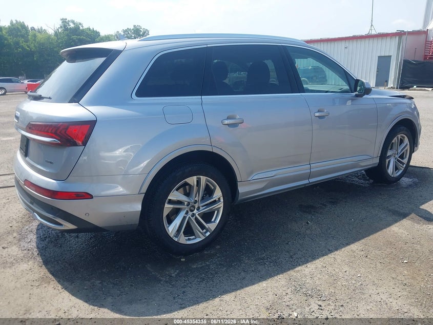 2022 Audi Q7 VIN WA1LXBF74ND011456 IAAI salvage auction — FRONT END, Salvage - Greater Than 75% (Maryland), sold $14,300 on 2026-07-08 (photo 4)