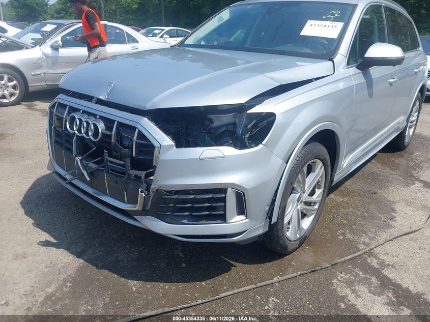 2022 Audi Q7 VIN WA1LXBF74ND011456 IAAI salvage auction — FRONT END, Salvage - Greater Than 75% (Maryland), sold $14,300 on 2026-07-08 (photo 6)