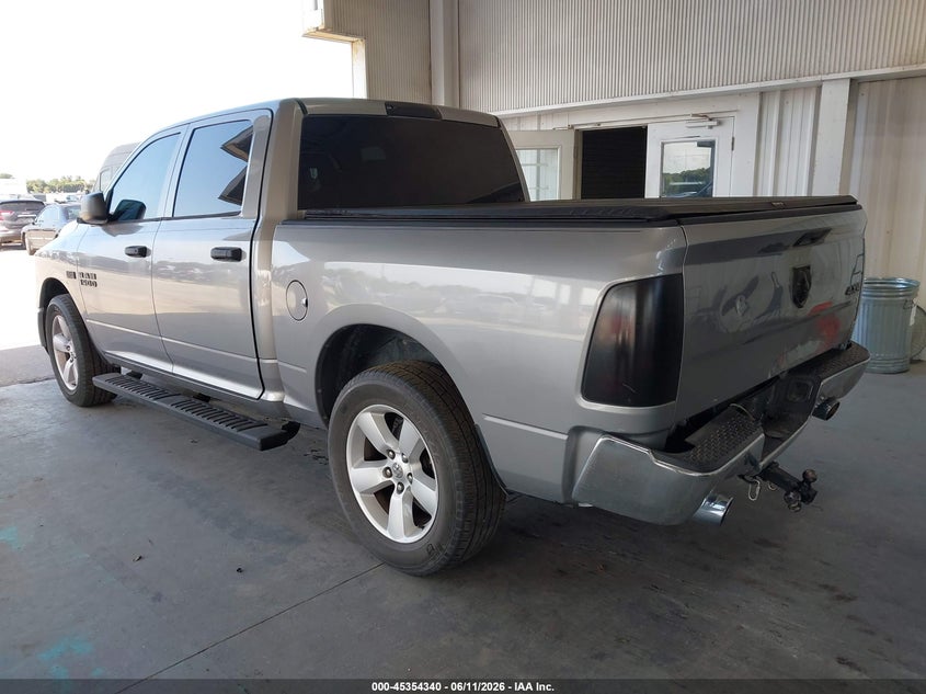 2021 Ram 1500 VIN 3C6RR7KT1MG564293 IAAI salvage auction — REAR END, Salvage Title, sold $6,200 on 2026-07-29 (photo 3)